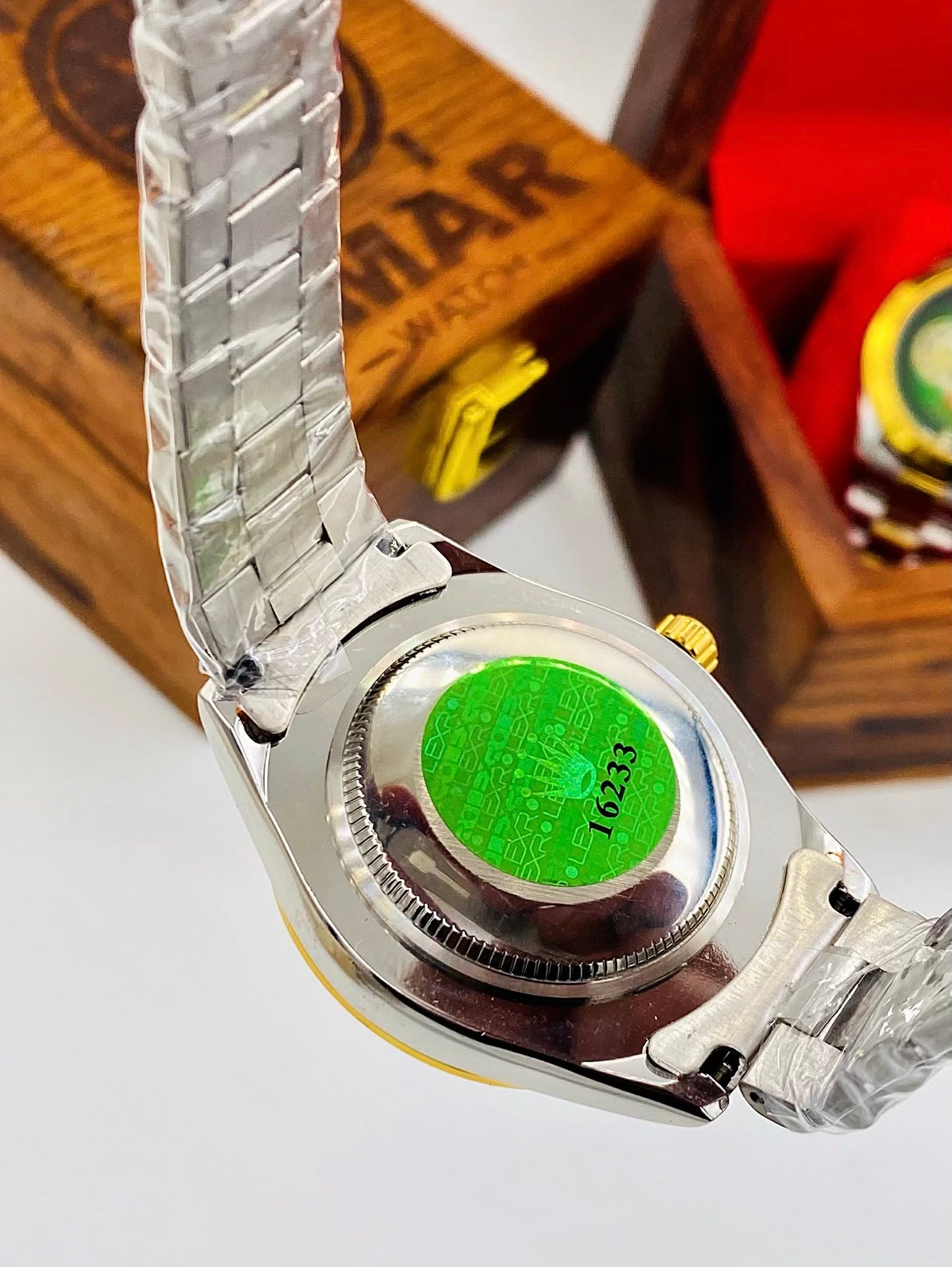 Tow Tone Black New Model With Date Function