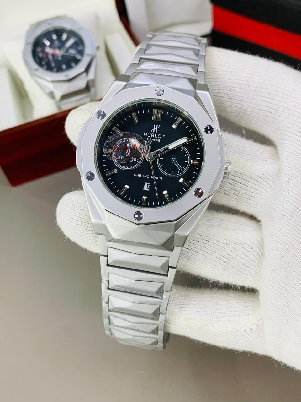 Modern Stainless Steel Wrist Watch for Men