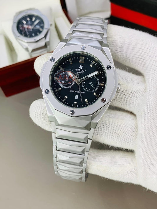 Modern Stainless Steel Wrist Watch for Men