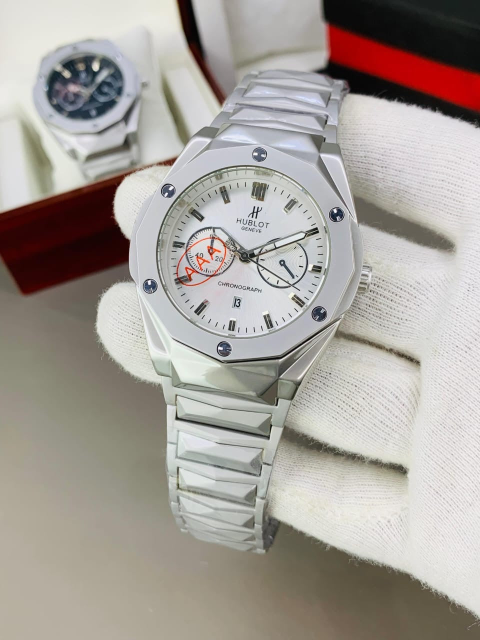 Modern Stainless Steel Wrist Watch for Men