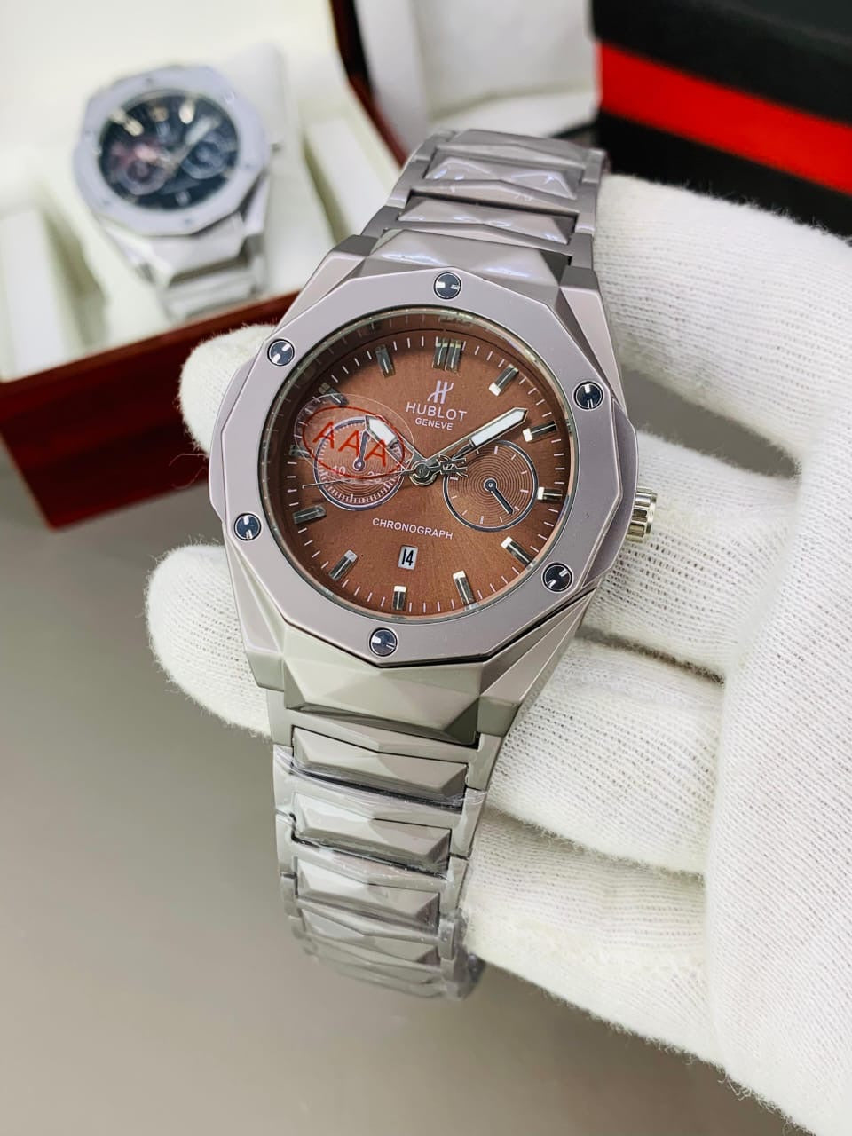 Modern Stainless Steel Wrist Watch for Men