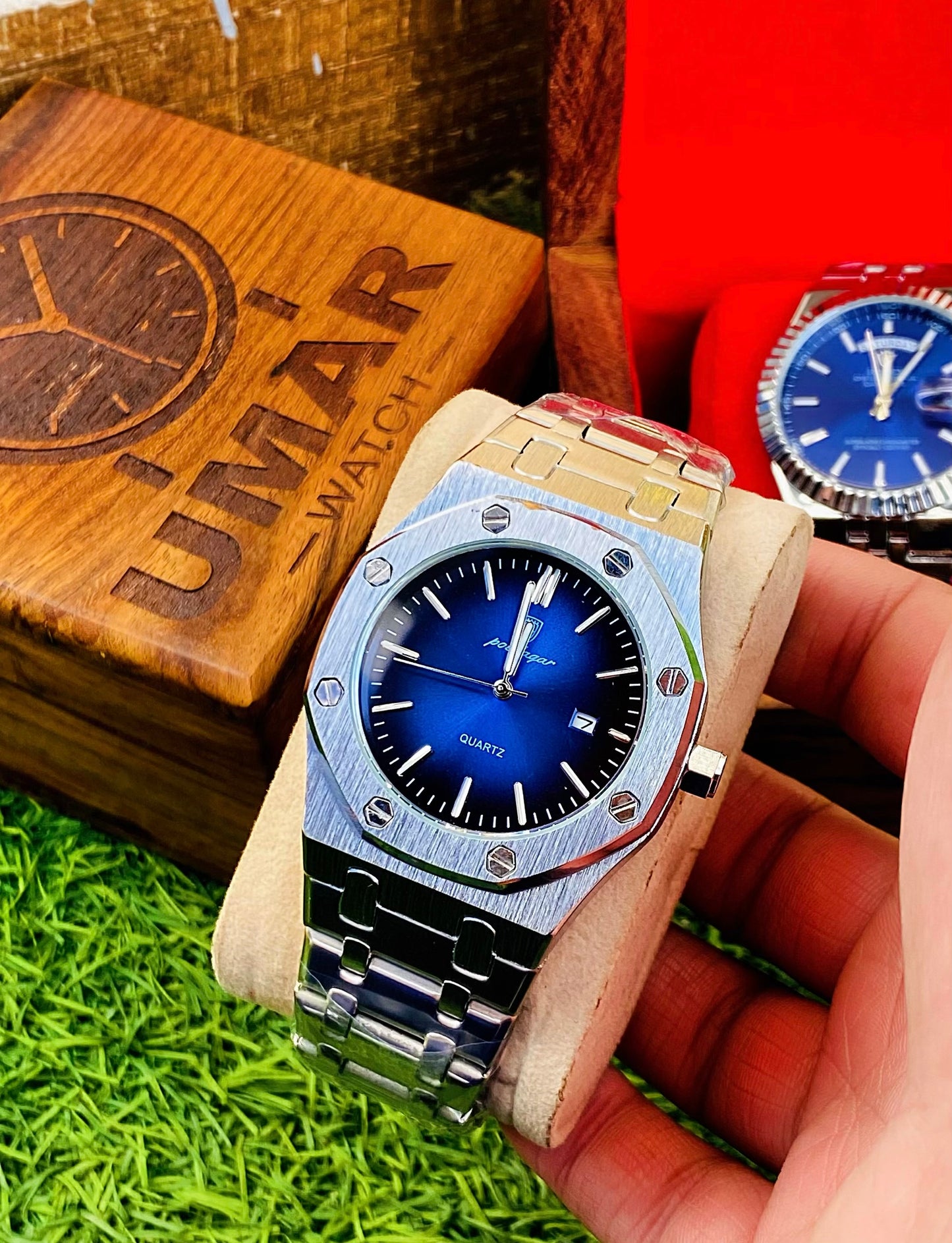 Heavyweight Stainless Steel Watch Finishing Quality with Date Function