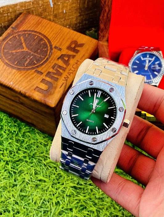 Heavyweight Stainless Steel Watch Finishing Quality with Date Function