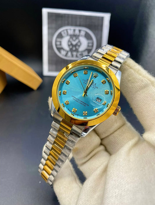 Tow Tone Tiffney Stone Model With Date Function