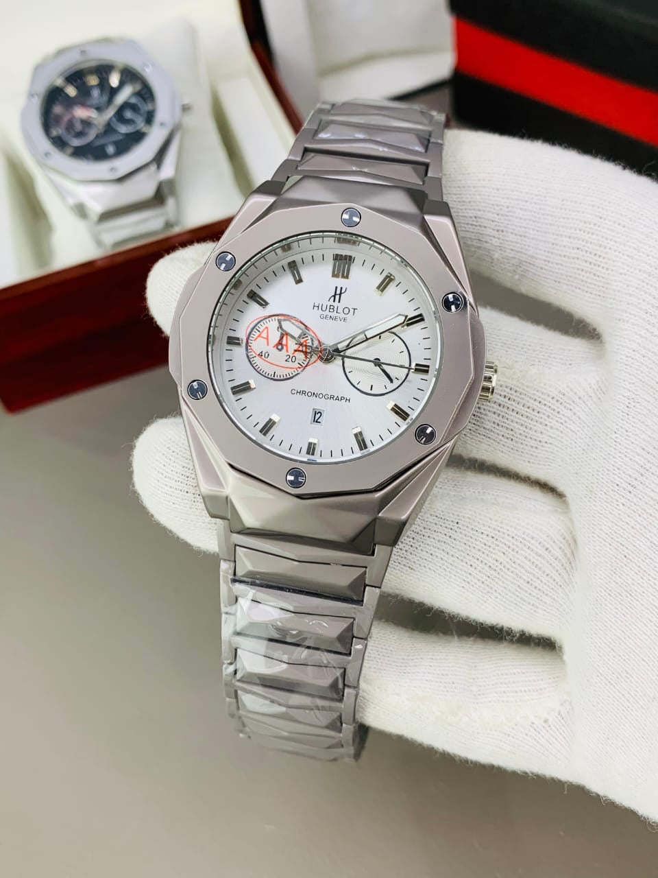 Modern Stainless Steel Wrist Watch for Men